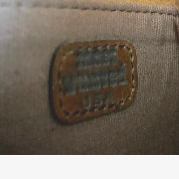 Most Wanted USA,Tan Genuine‎ Leather Crossbody Phone Bag southwest embroidered. - Picture 7 of 9